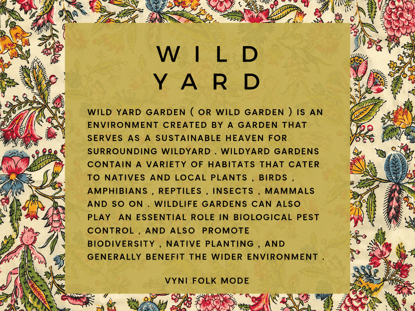 Wild Yard